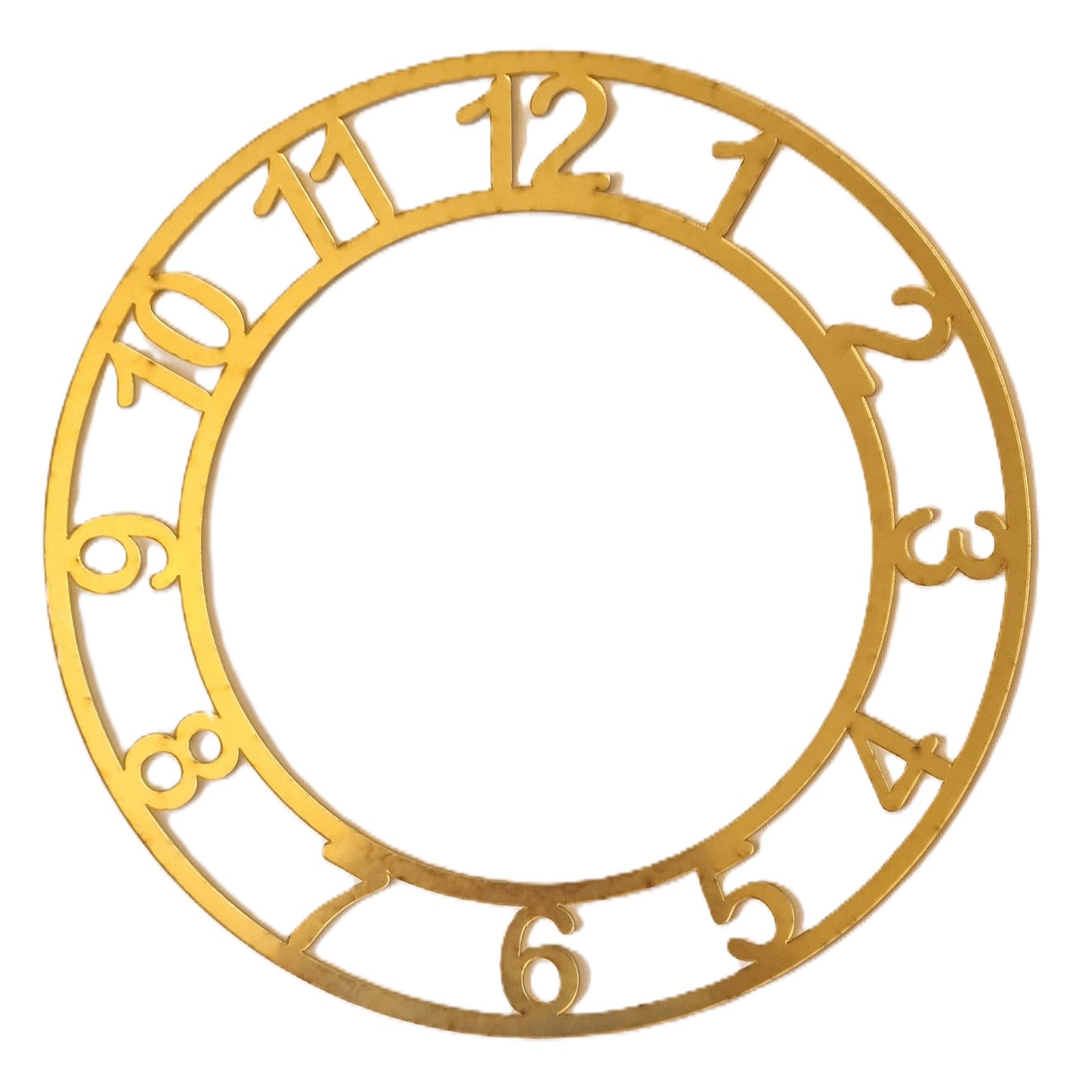 English Number Clock Ring for DIY Projects