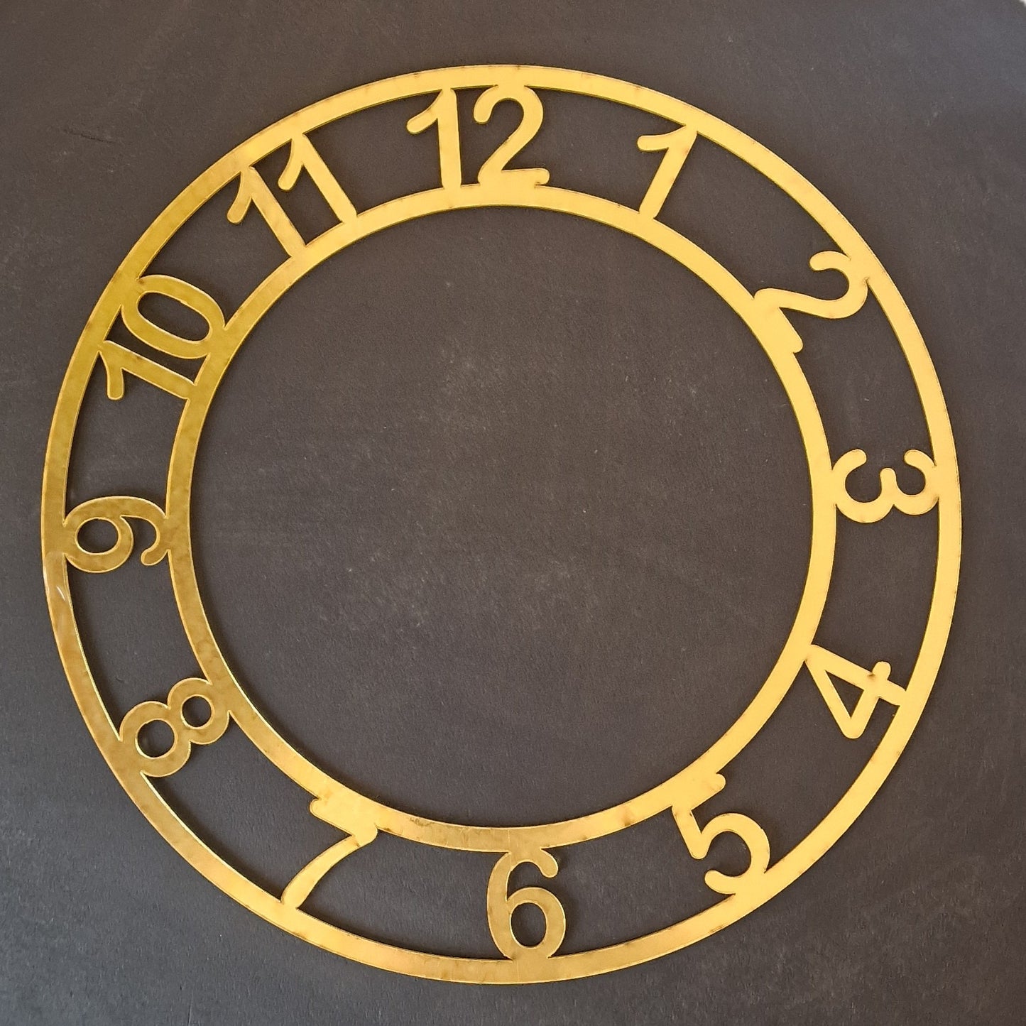 English Number Clock Ring for DIY Projects