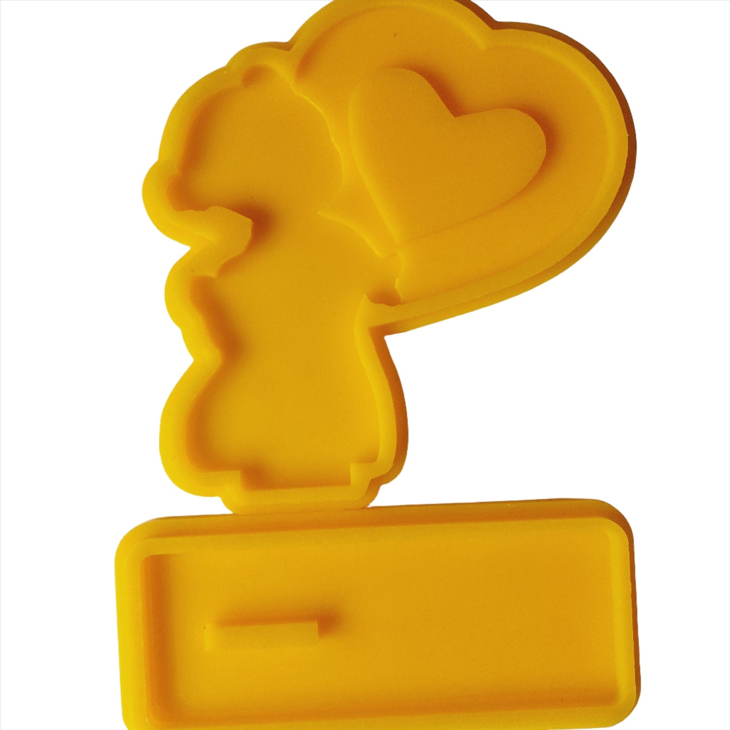 Heart Bear stand Silicon Mould