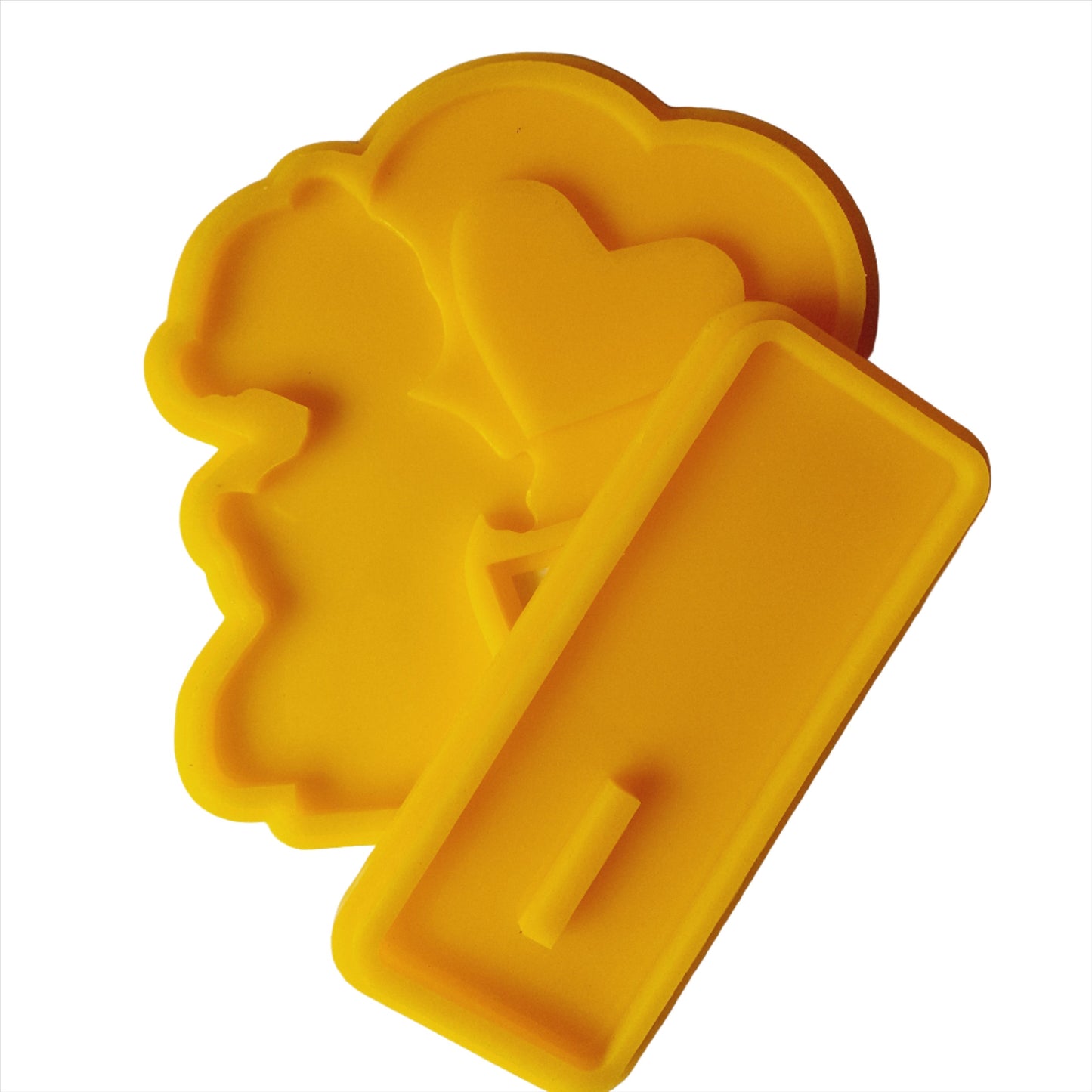 Heart Bear stand Silicon Mould